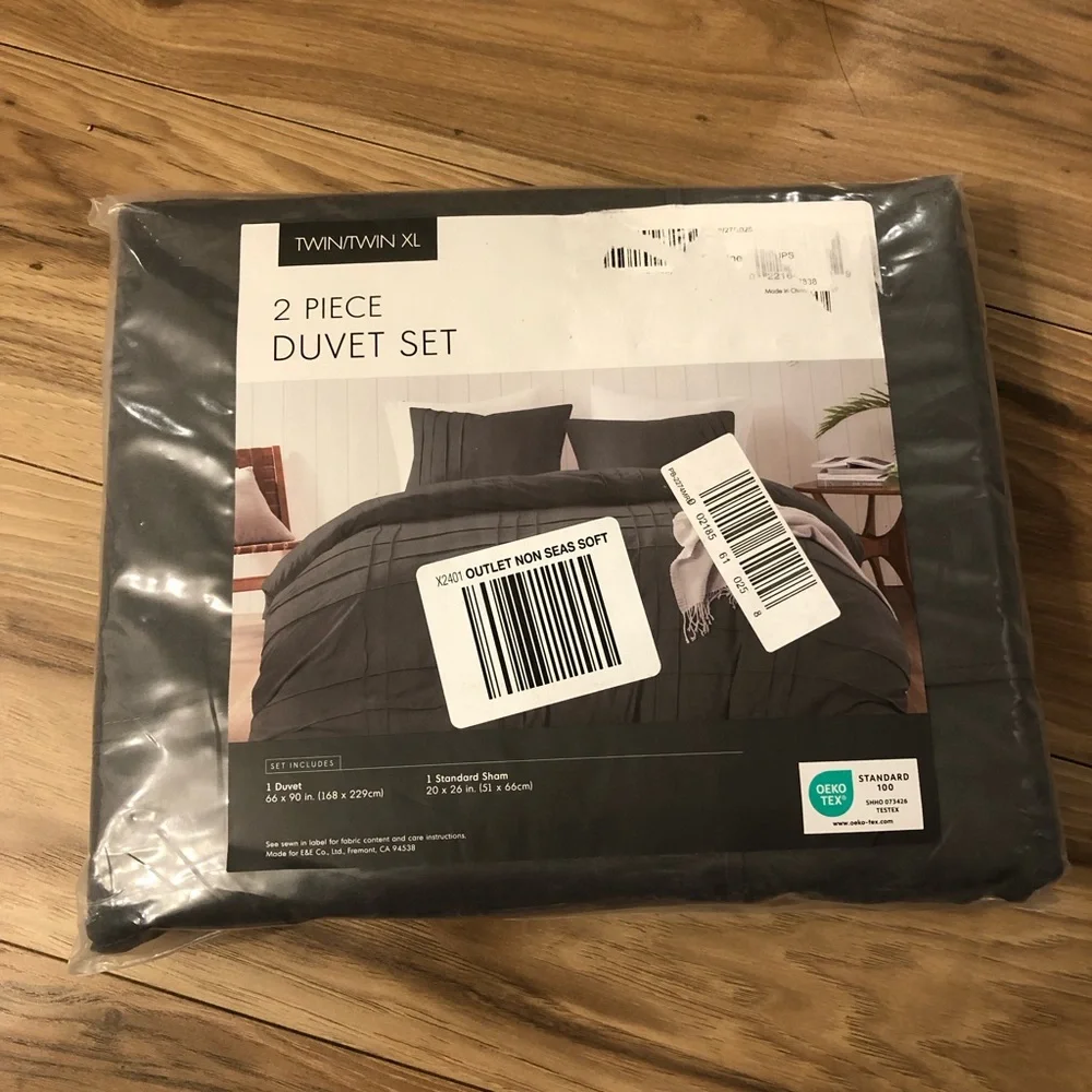 510 Design Porter Washed Pleated 2-Pc. Duvet Cover Set, Twin/Twin XL